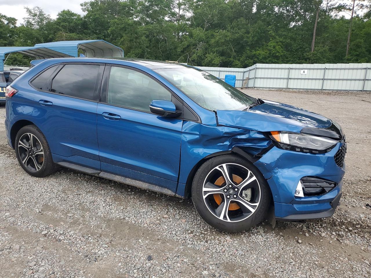 2020 Ford Edge St Blue vin: 2FMPK4AP5LBA04152