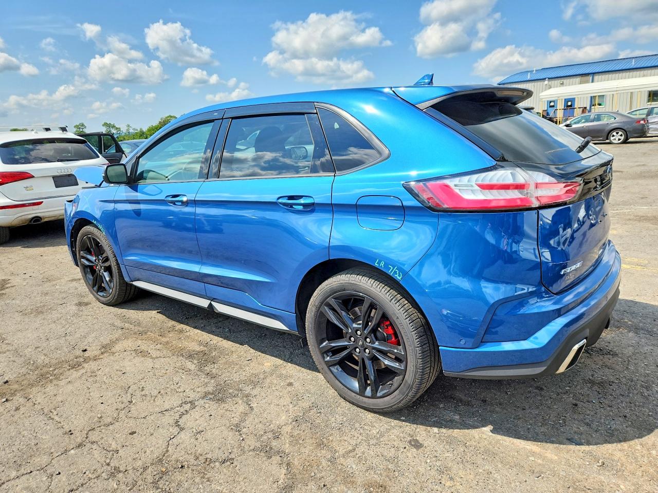 2019 Ford Edge St Blue vin: 2FMPK4AP6KBB11421