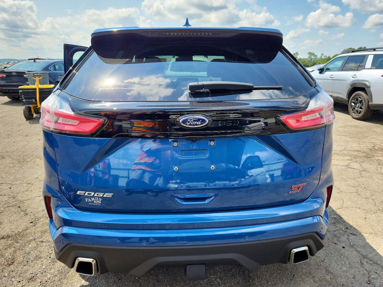 2019 Ford Edge St Blue vin: 2FMPK4AP6KBB11421