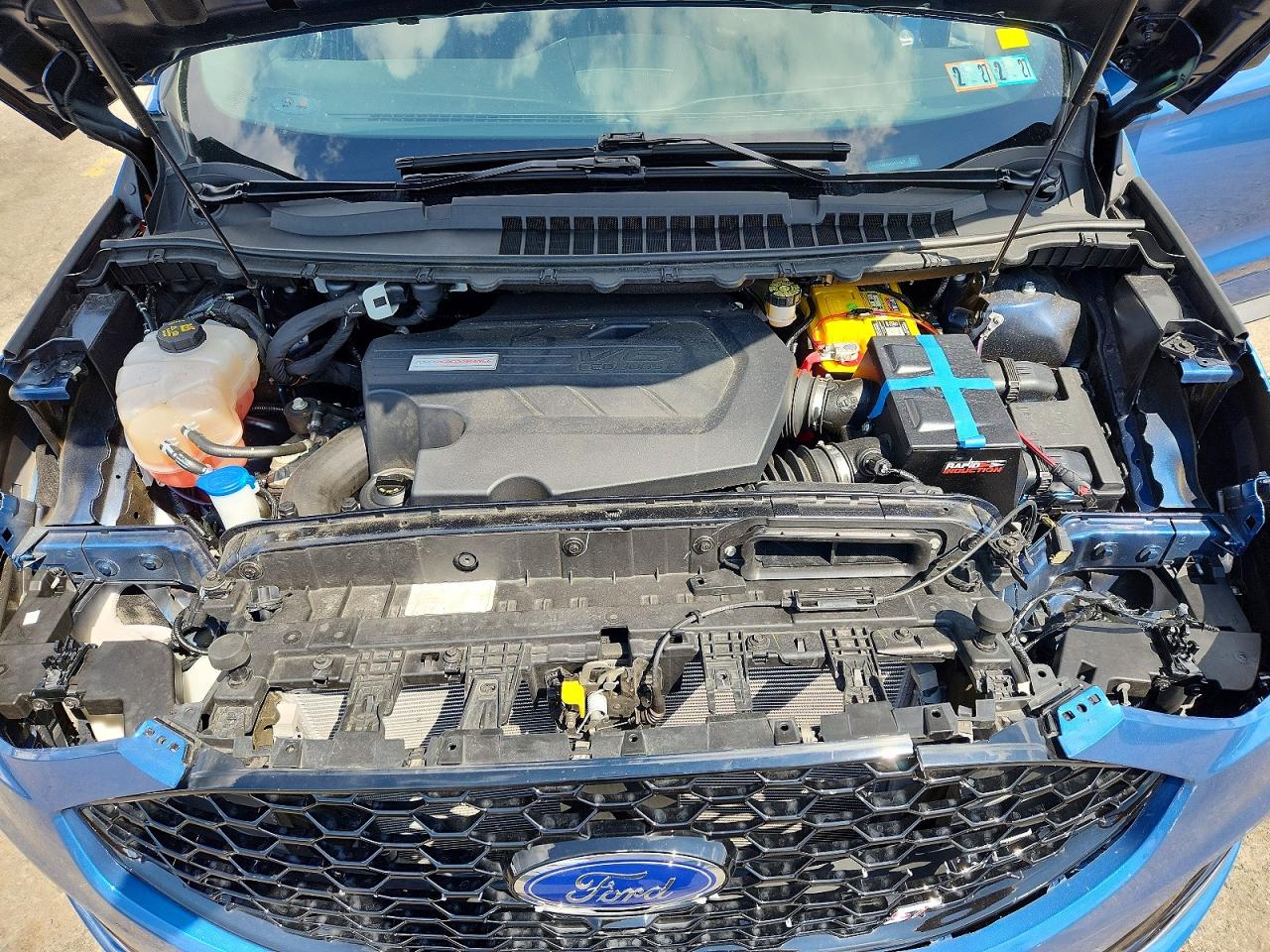 2019 Ford Edge St Blue vin: 2FMPK4AP6KBB11421