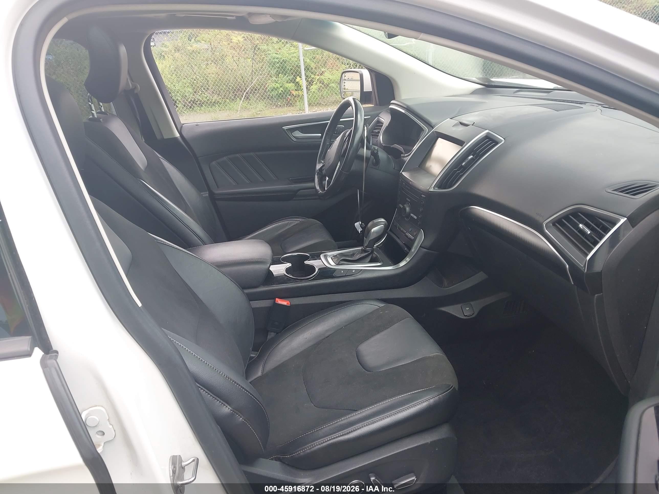 2015 Ford Edge Sport Белый vin: 2FMPK4AP7FBC10447