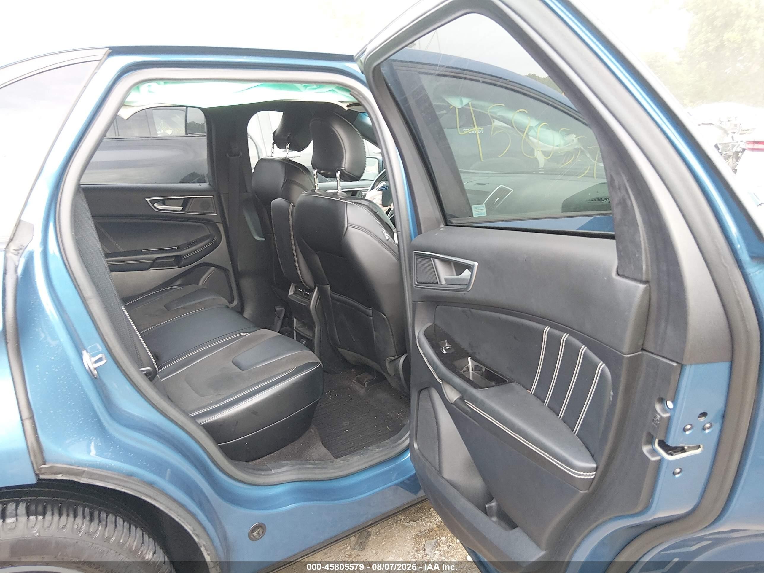 2019 Ford Edge St Blue vin: 2FMPK4AP7KBB68078