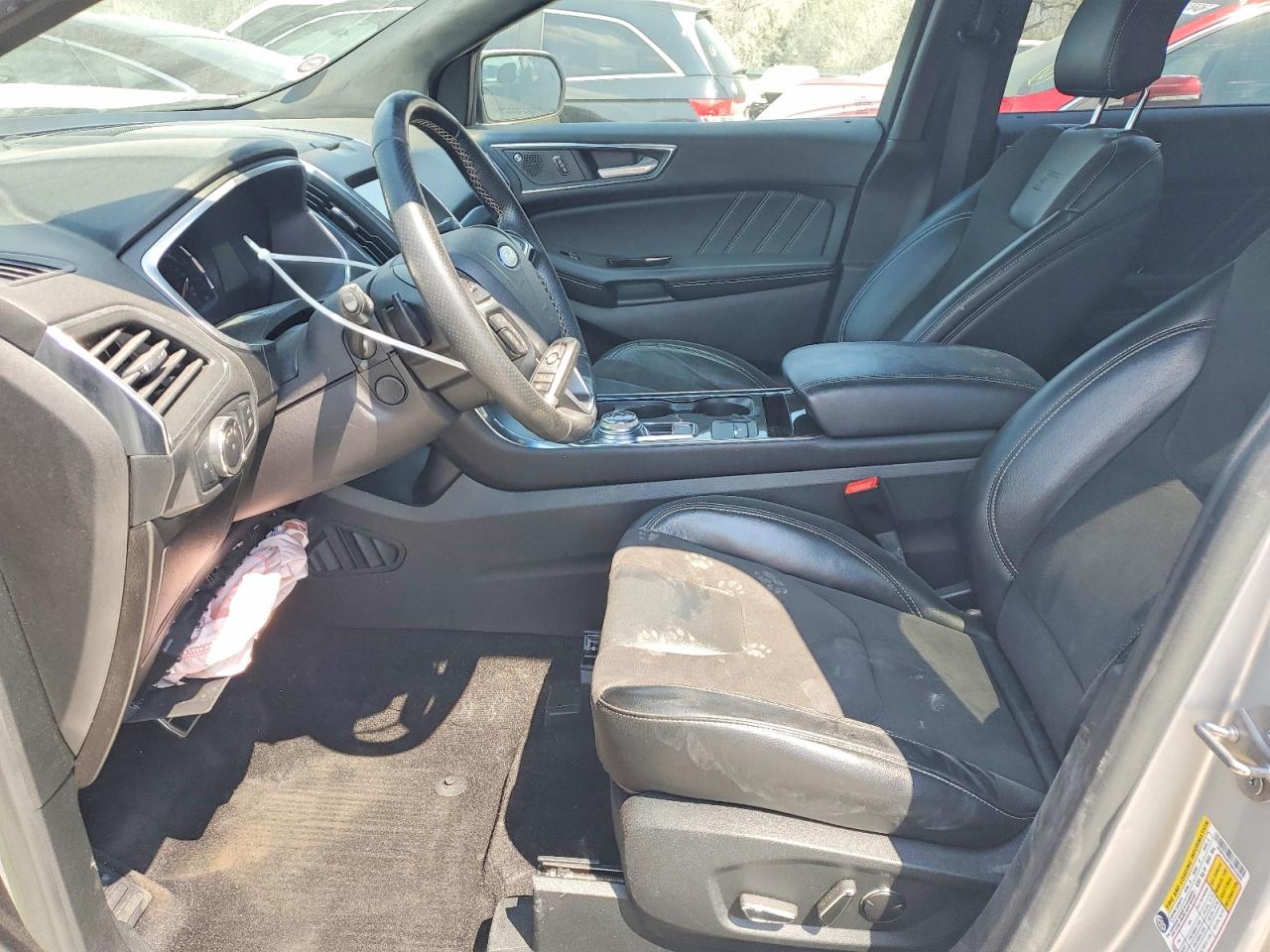 2019 Ford Edge St Silver vin: 2FMPK4AP7KBC33849