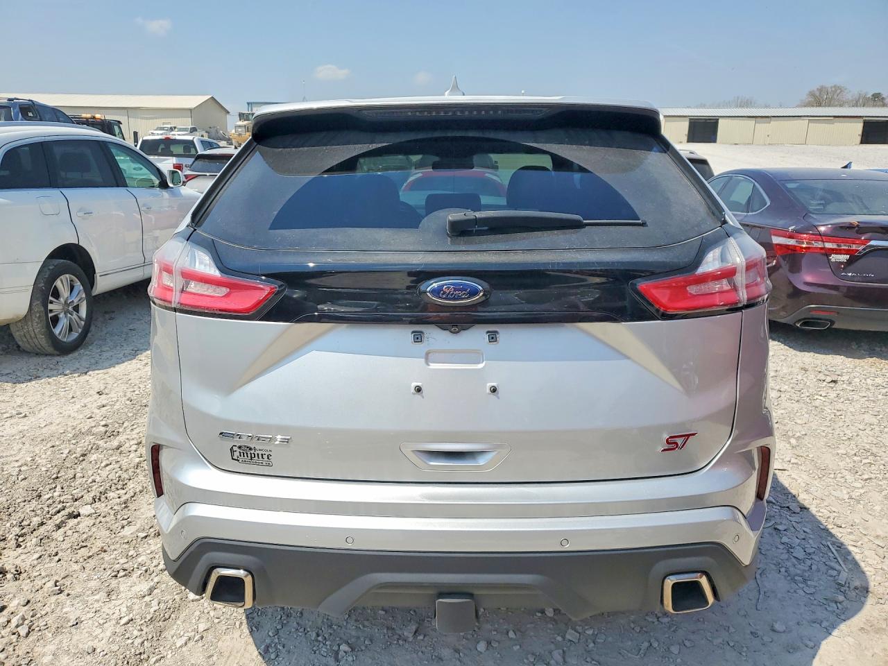 2019 Ford Edge St Silver vin: 2FMPK4AP7KBC33849