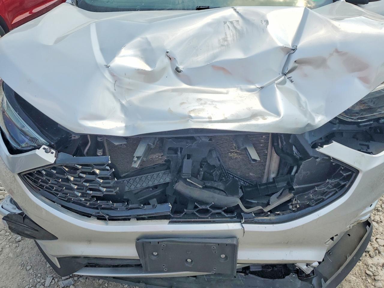 2019 Ford Edge St Silver vin: 2FMPK4AP7KBC33849