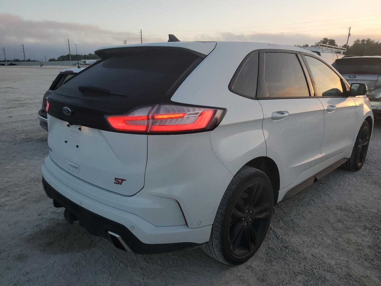 2020 Ford Edge St White vin: 2FMPK4AP7LBB09064