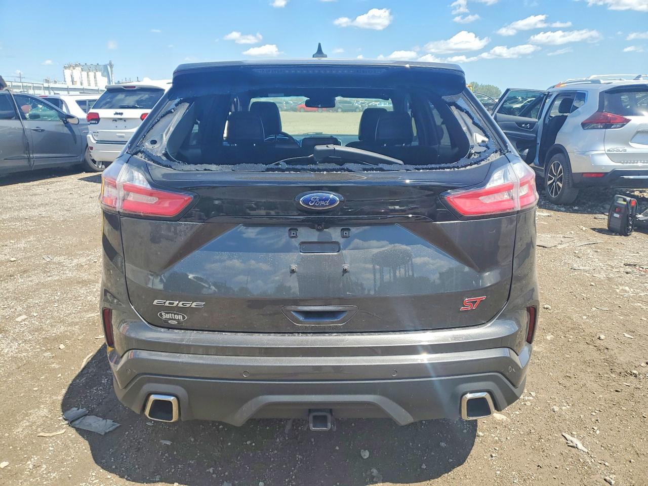 2020 Ford Edge St Gray vin: 2FMPK4AP8LBA39848