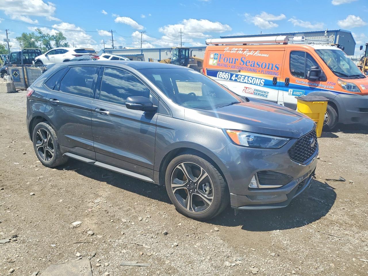 2020 Ford Edge St Gray vin: 2FMPK4AP8LBA39848