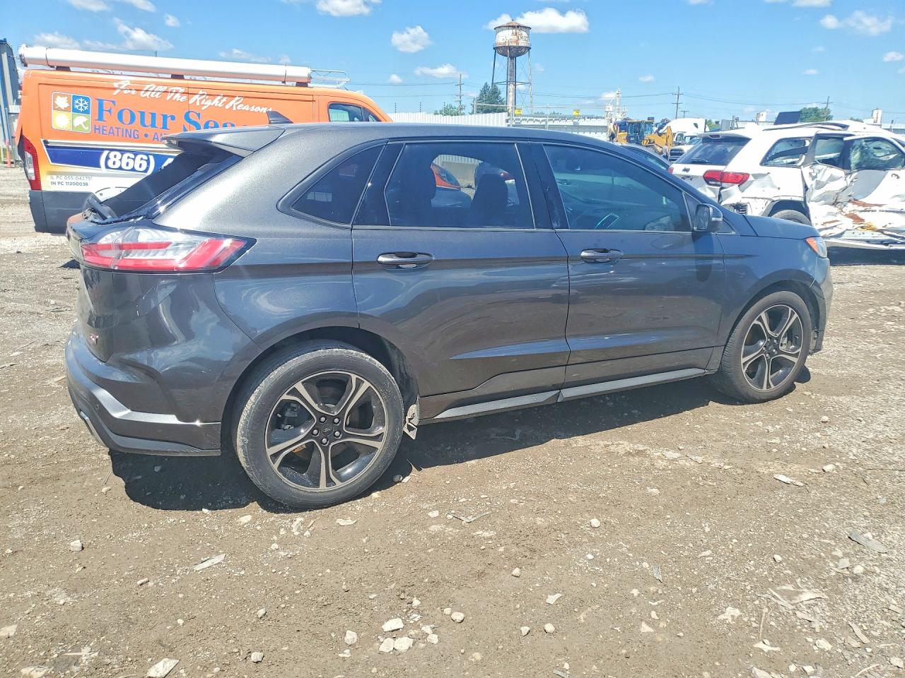 2020 Ford Edge St Gray vin: 2FMPK4AP8LBA39848