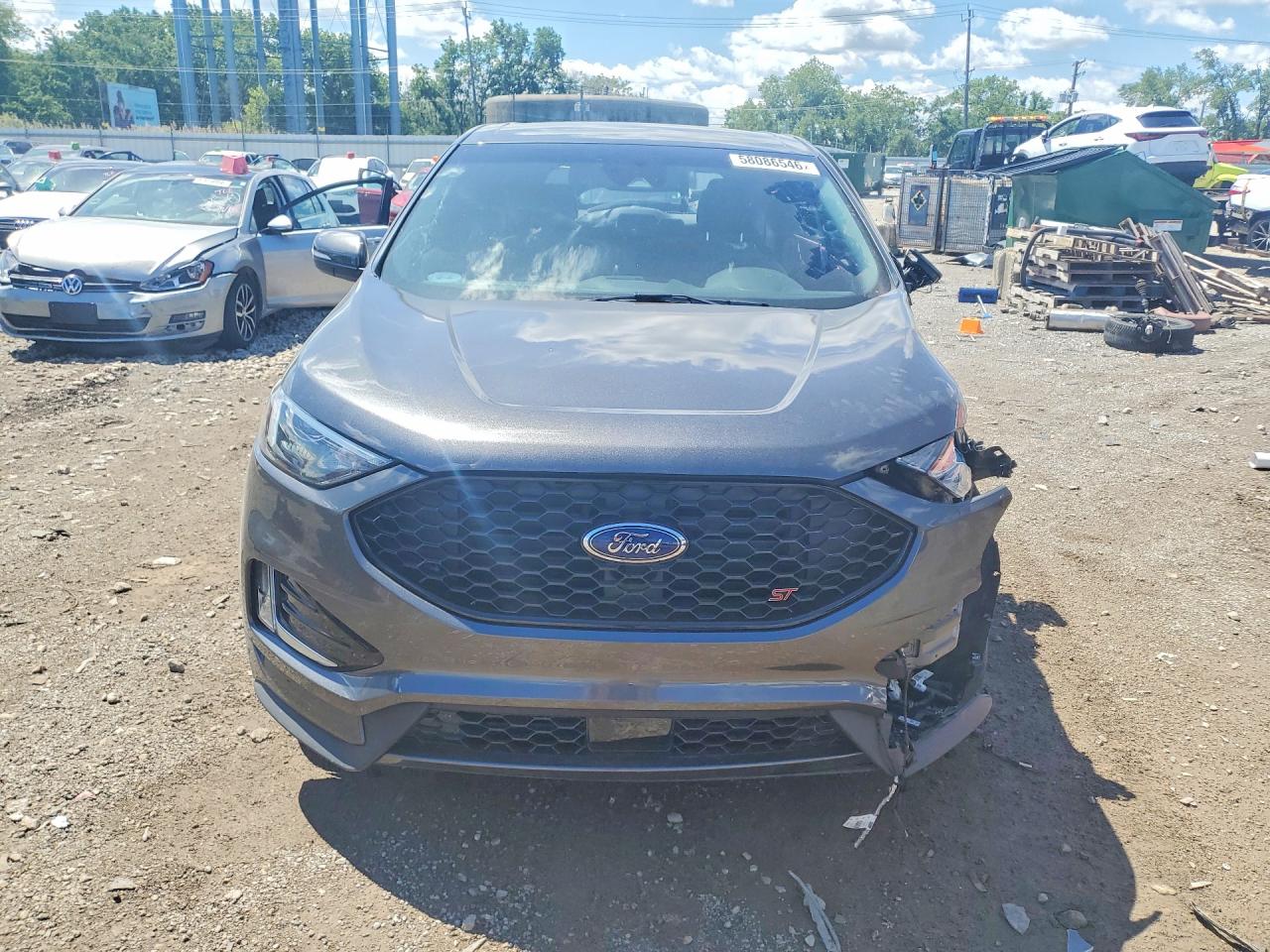 2020 Ford Edge St Gray vin: 2FMPK4AP8LBA39848