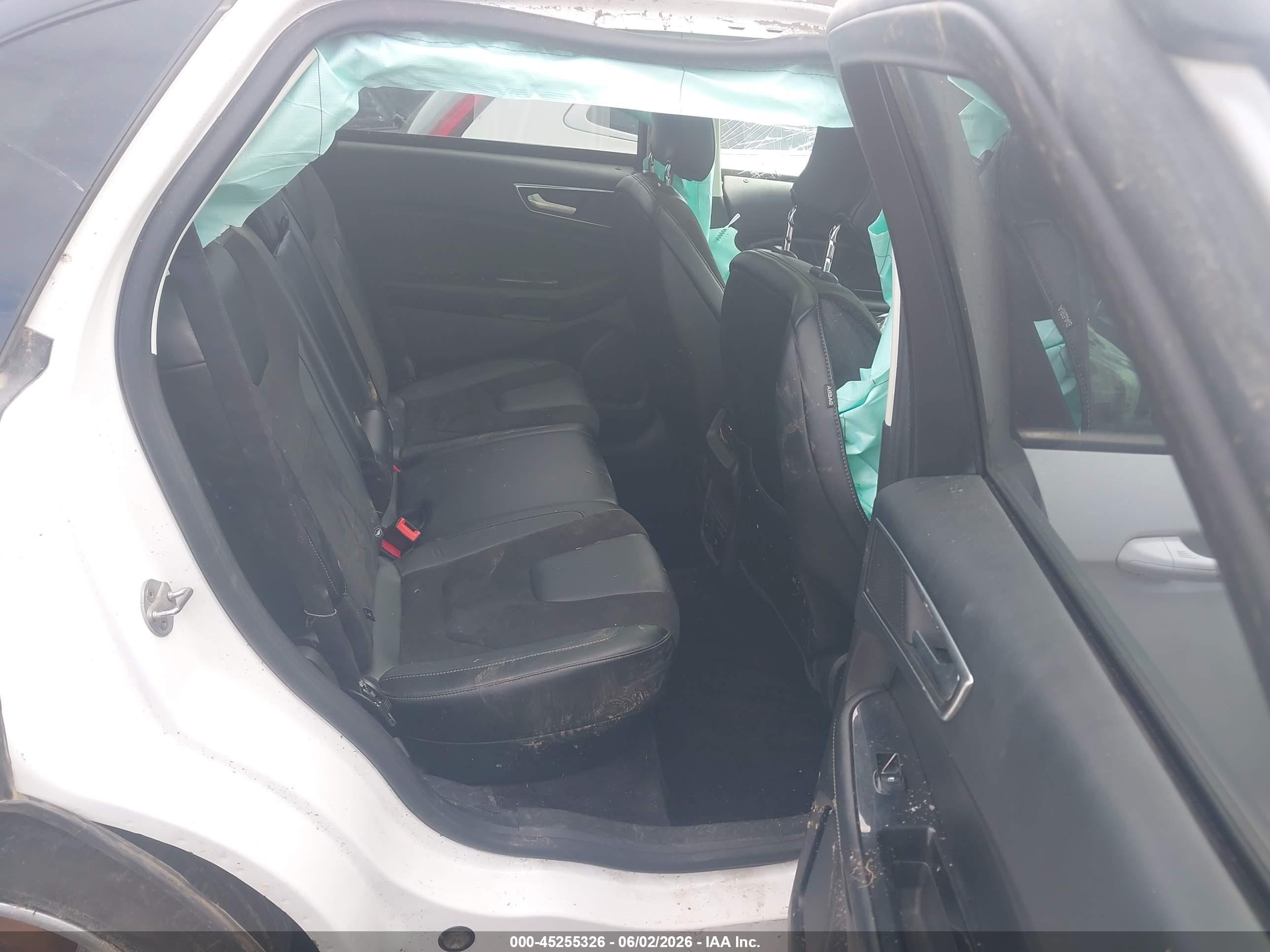 2015 Ford Edge Sport White vin: 2FMPK4APXFBC04433