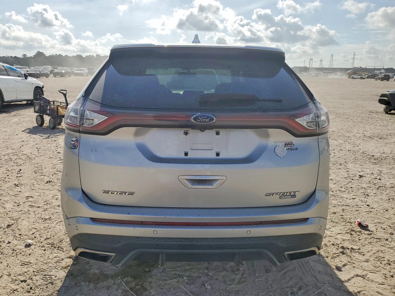 2016 Ford Edge Sport Silver vin: 2FMPK4APXGBB45000