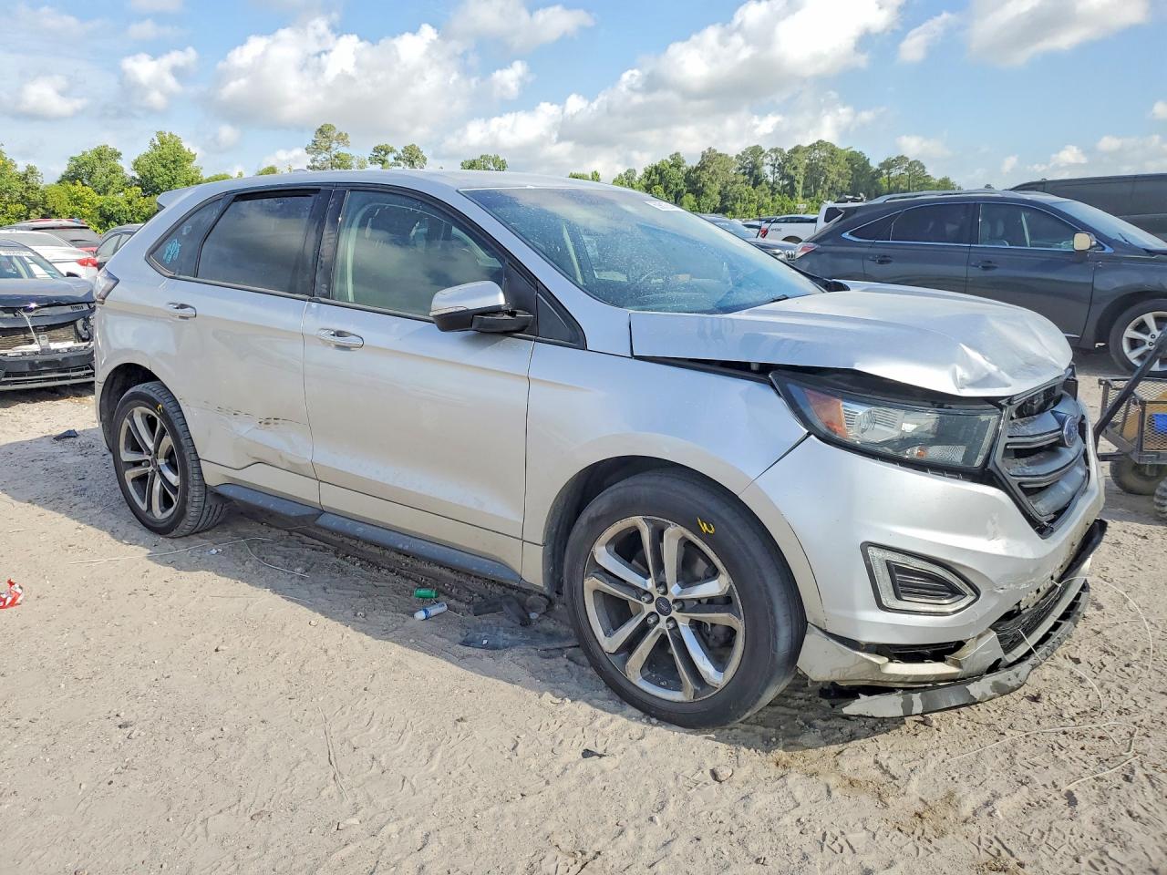 2016 Ford Edge Sport Silver vin: 2FMPK4APXGBB45000