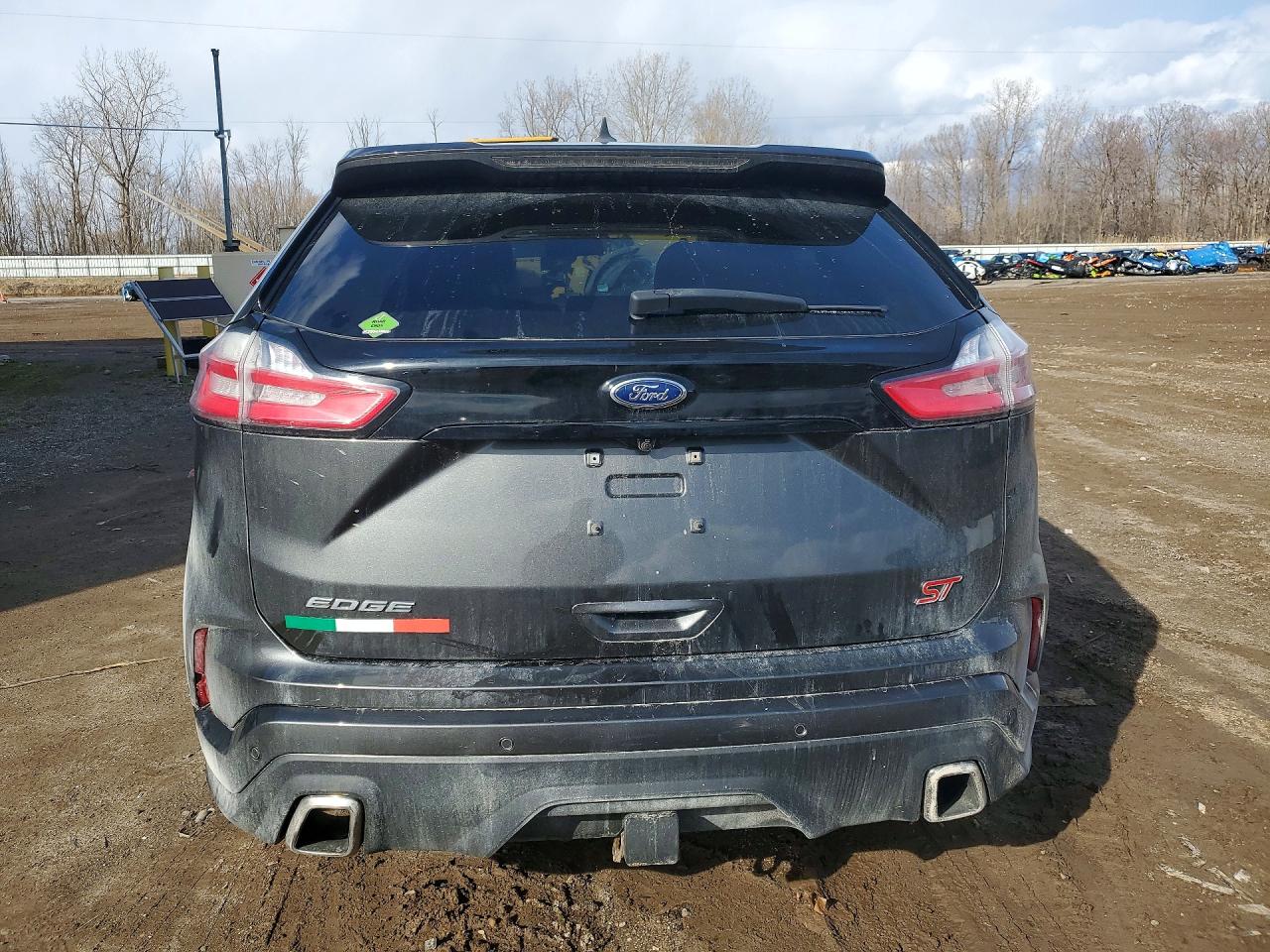 2019 Ford Edge St Gray vin: 2FMPK4APXKBB87126