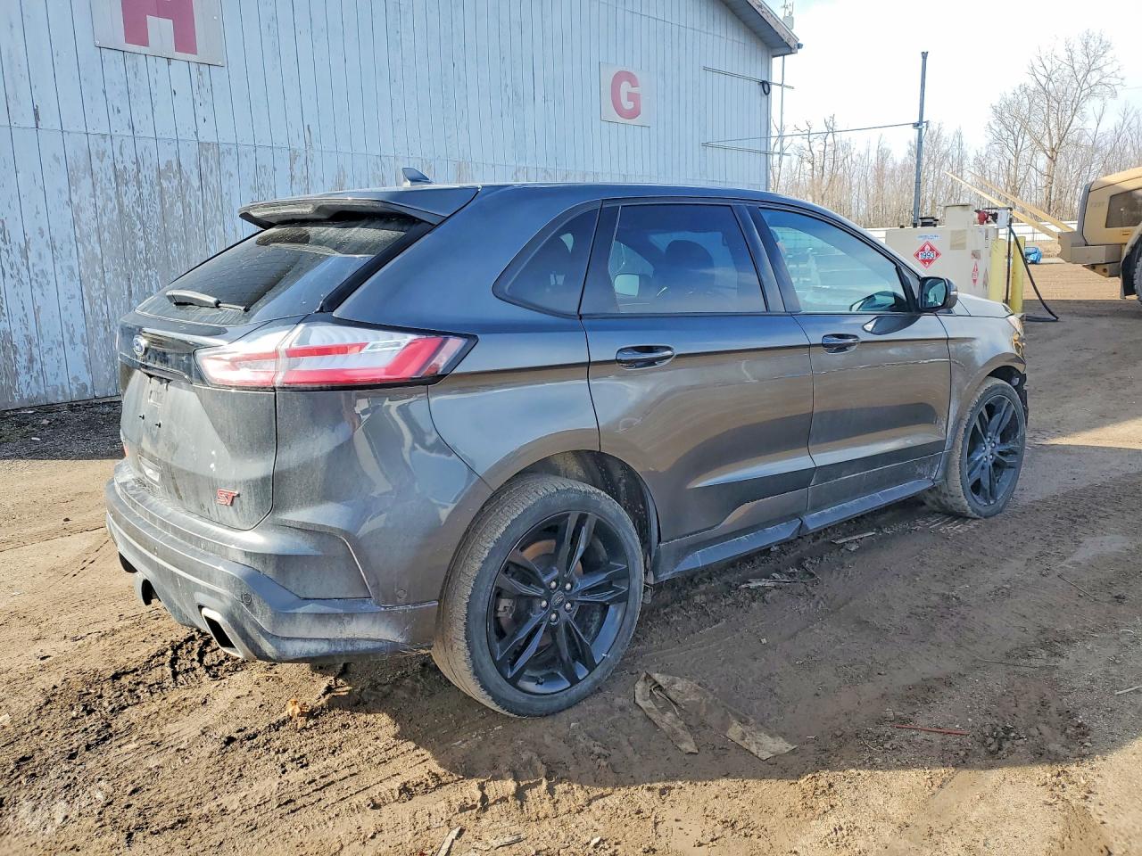 2019 Ford Edge St Gray vin: 2FMPK4APXKBB87126