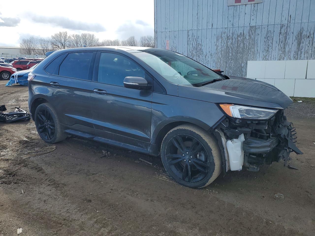 2019 Ford Edge St Gray vin: 2FMPK4APXKBB87126