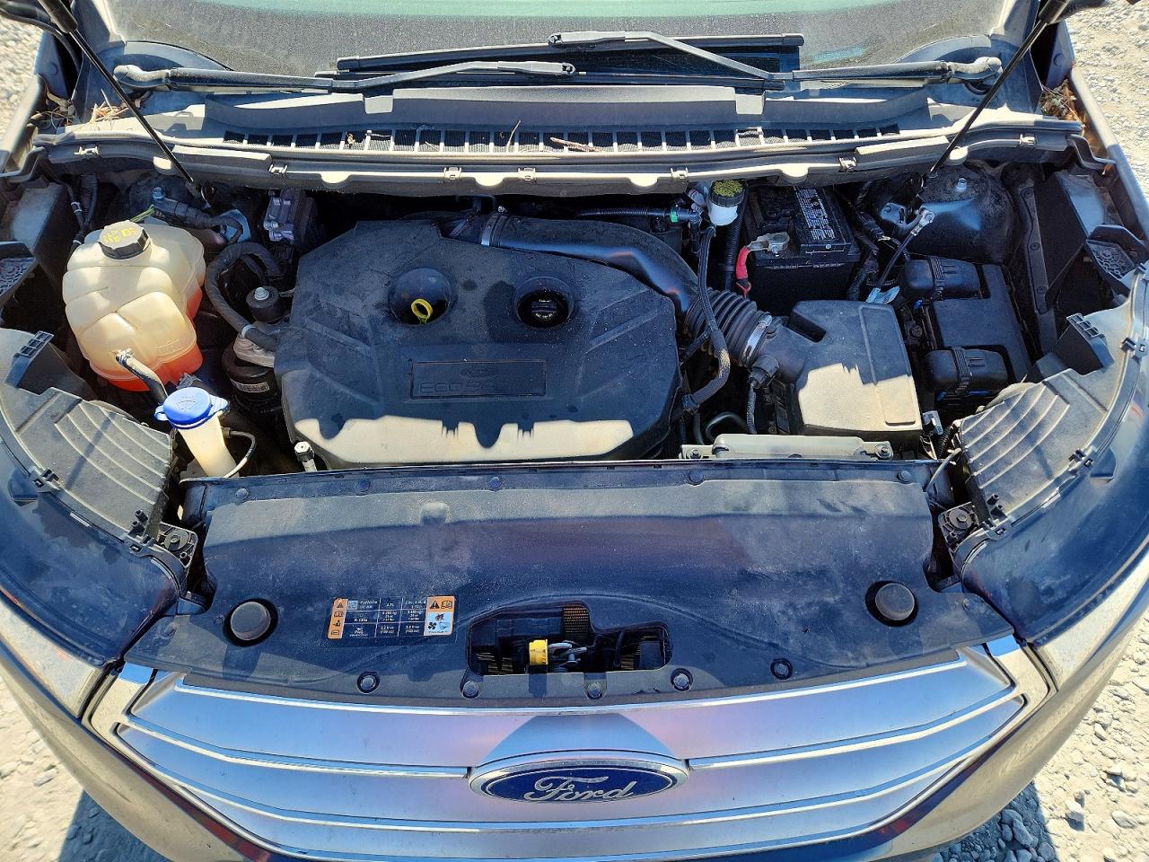 2018 Ford Edge Gray vin: 2FMPK4G90JBB72710