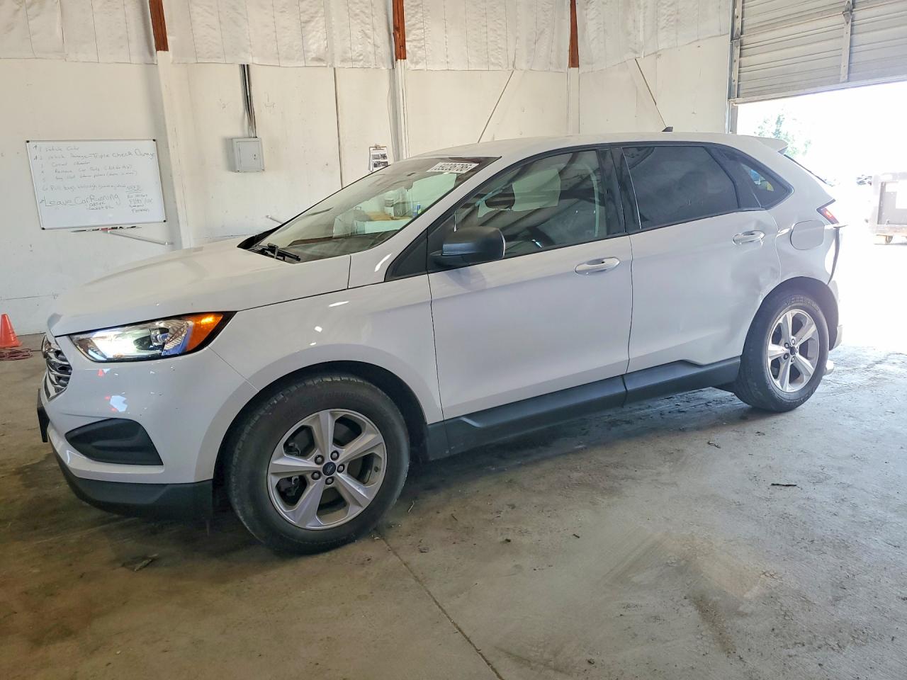 2020 Ford Edge Se White vin: 2FMPK4G90LBA34507