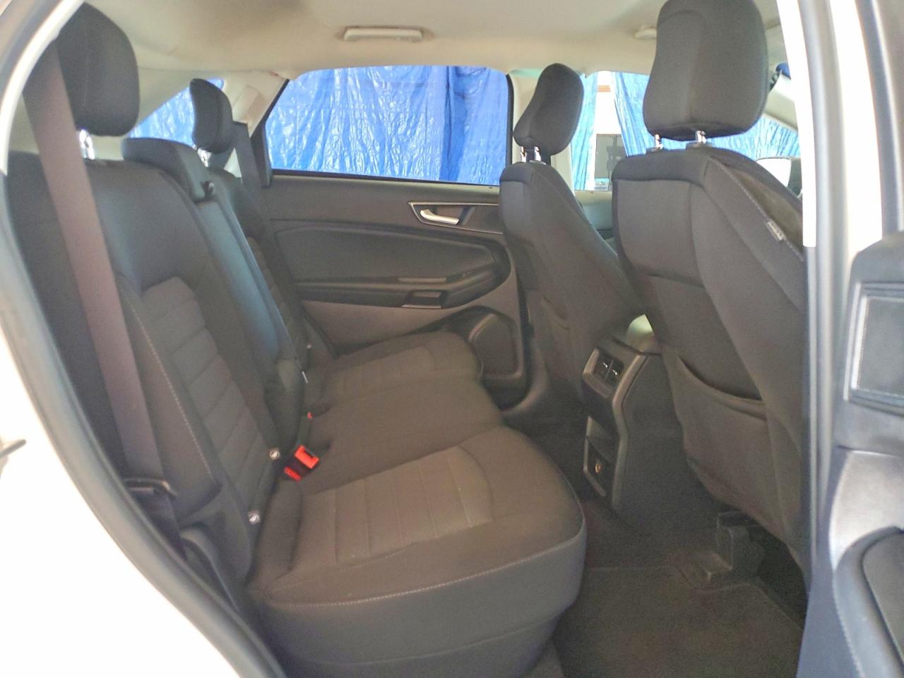 2020 Ford Edge Se White vin: 2FMPK4G90LBA34507