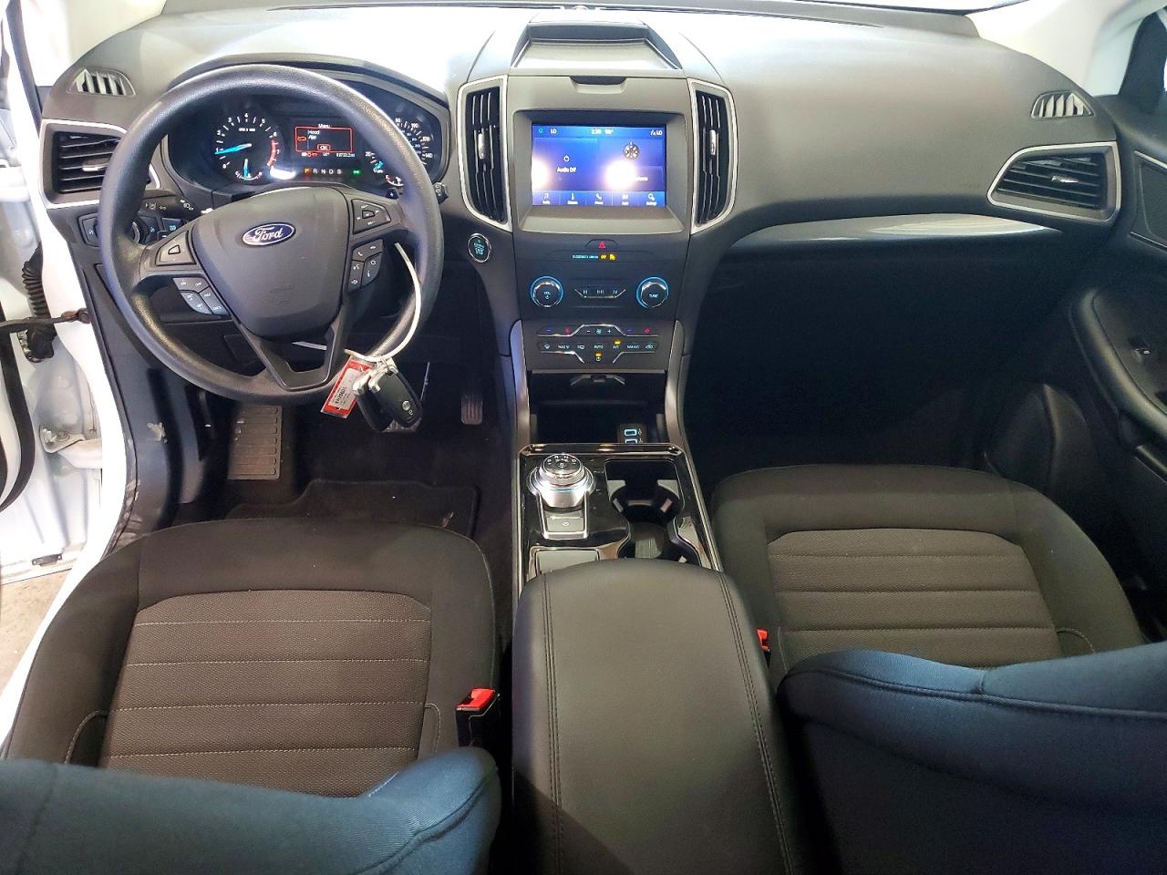 2020 Ford Edge Se White vin: 2FMPK4G90LBA34507