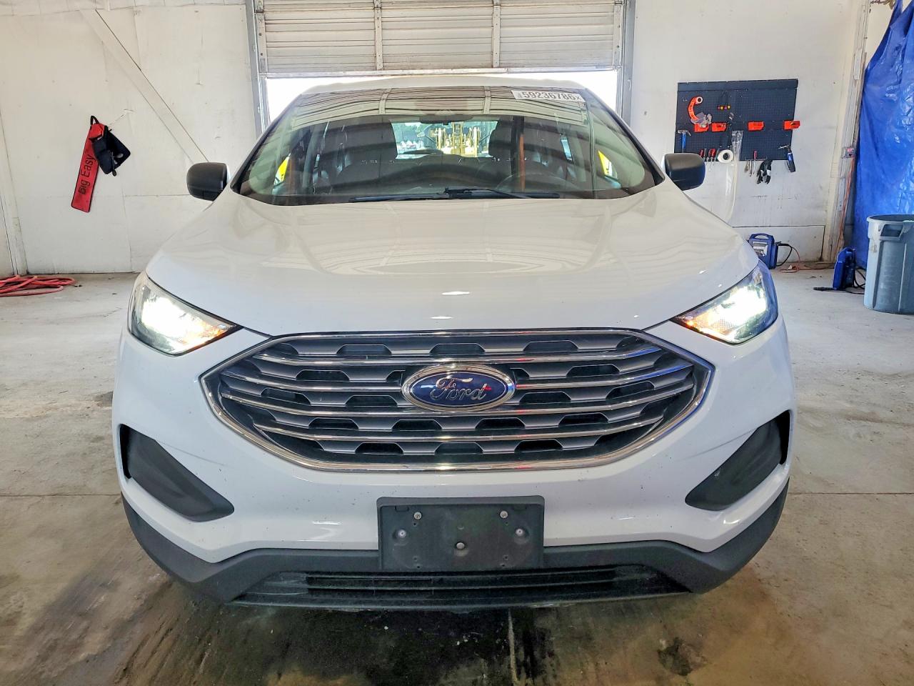2020 Ford Edge Se White vin: 2FMPK4G90LBA34507