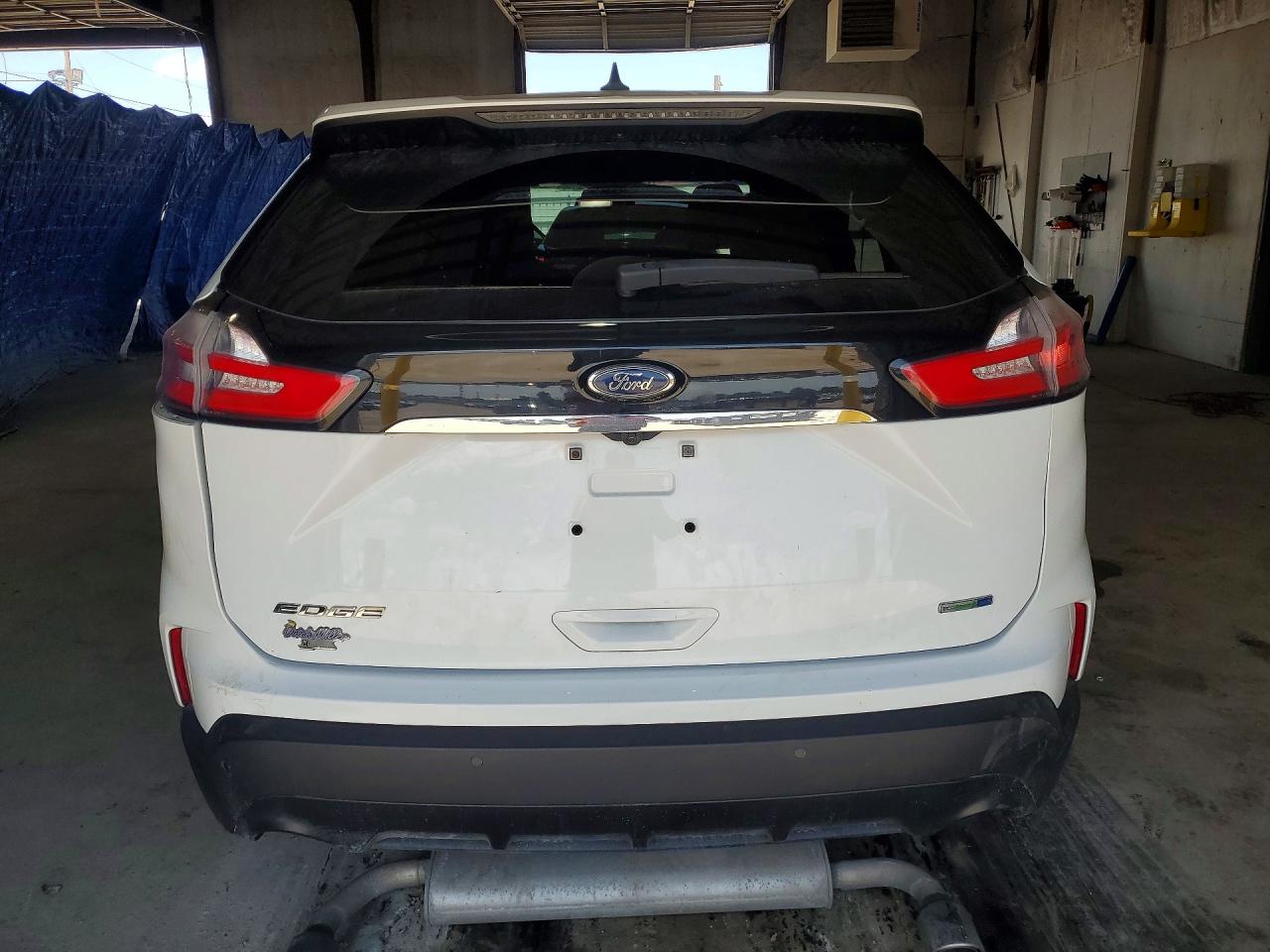 2020 Ford Edge Se White vin: 2FMPK4G90LBA34507