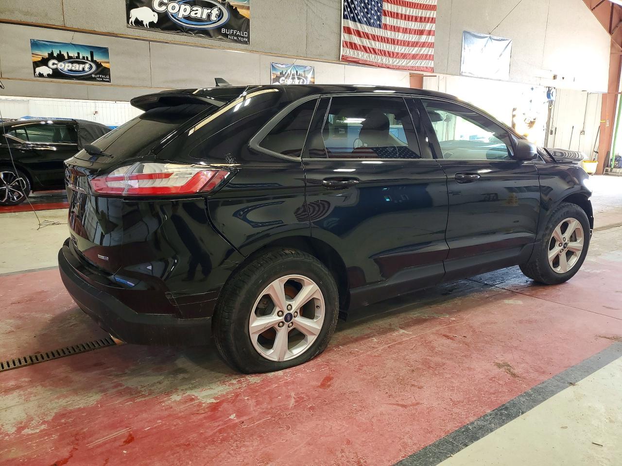2020 Ford Edge Se Black vin: 2FMPK4G90LBB17743