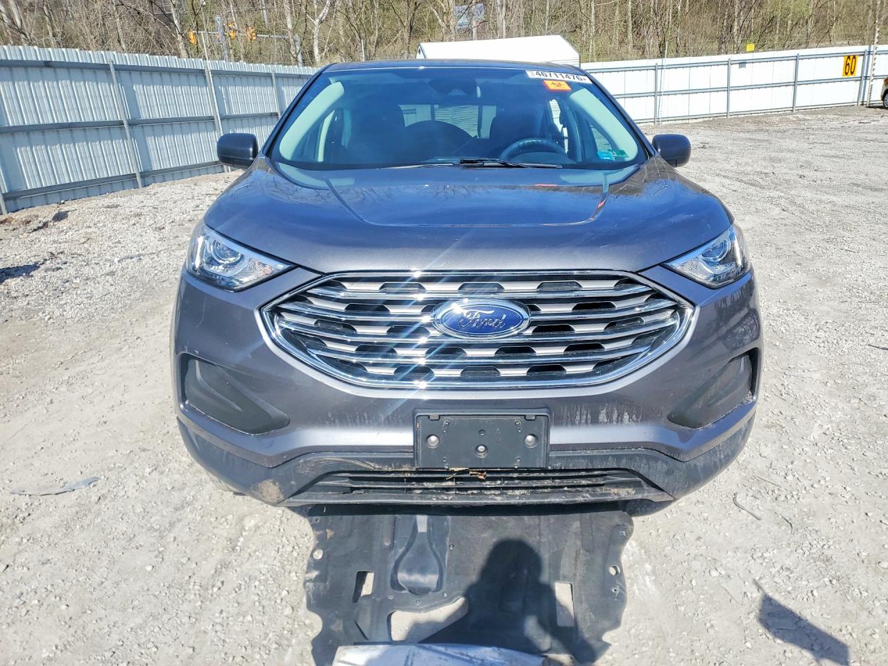 2021 Ford Edge Se Gray vin: 2FMPK4G91MBA17166