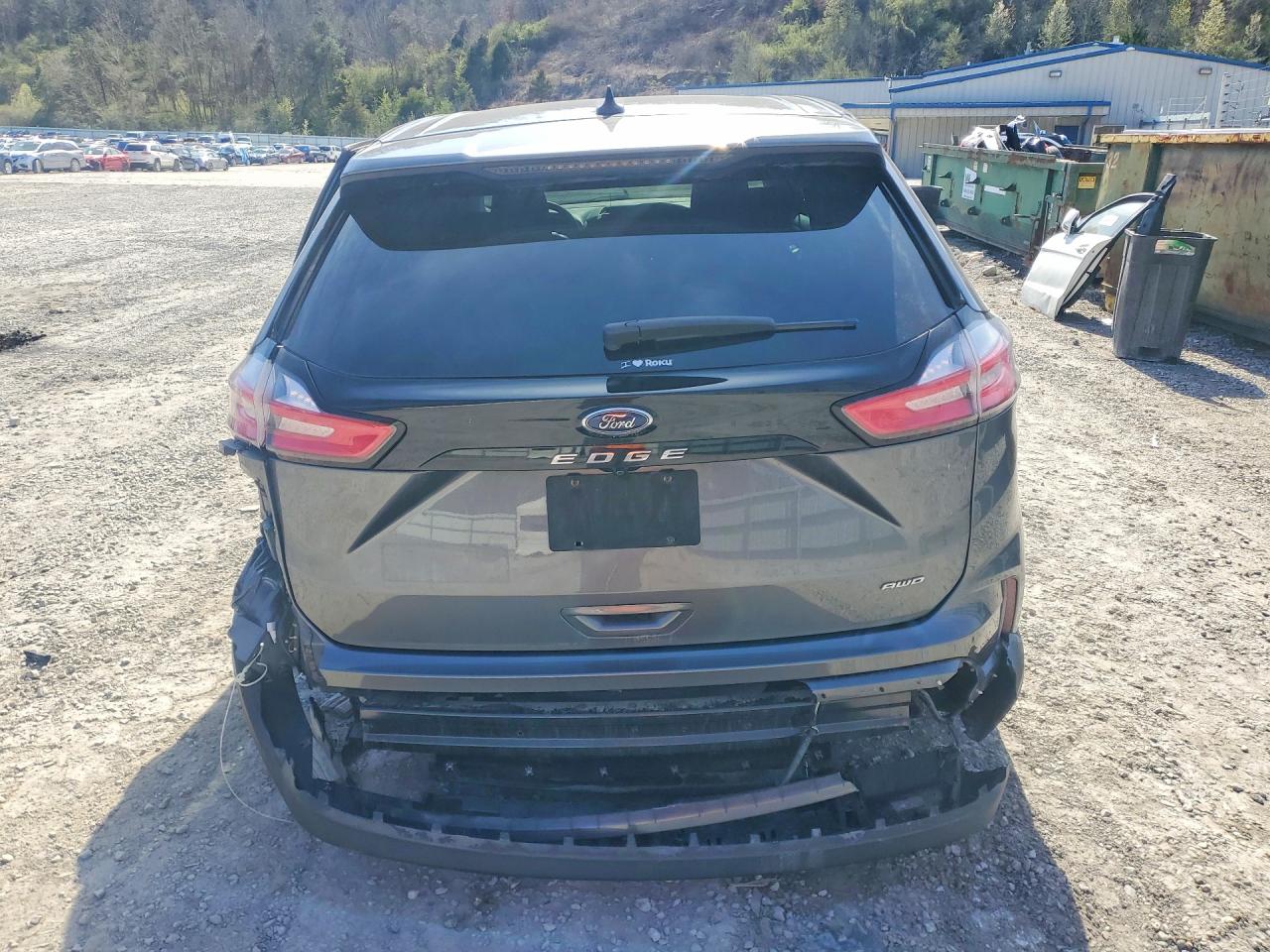 2021 Ford Edge Se Gray vin: 2FMPK4G91MBA17166