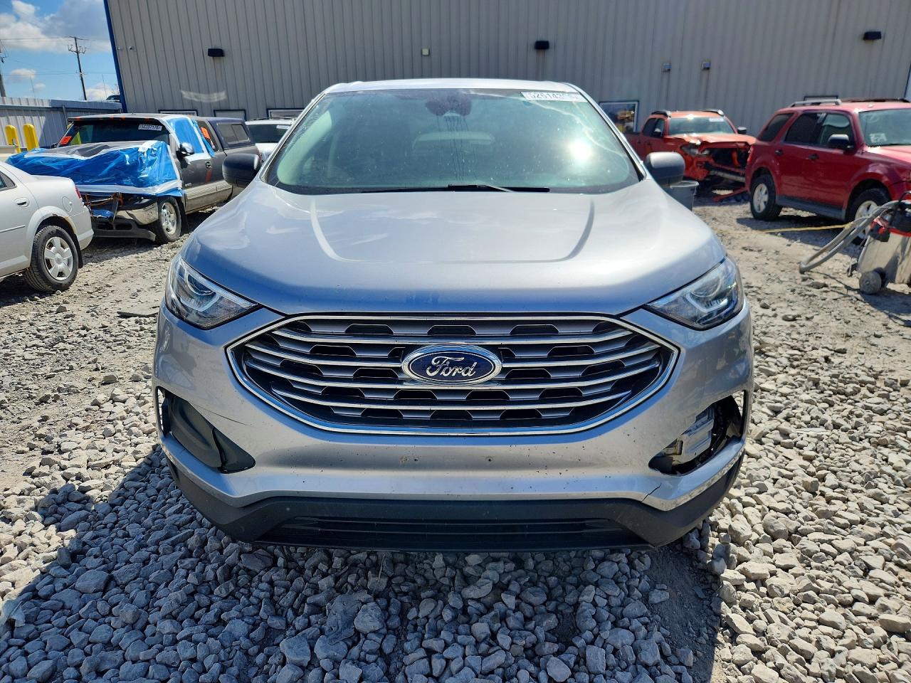 2021 Ford Edge Se Silver vin: 2FMPK4G91MBA22870