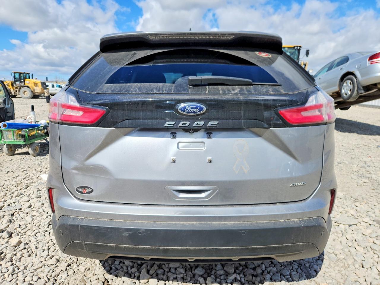 2021 Ford Edge Se Silver vin: 2FMPK4G91MBA22870
