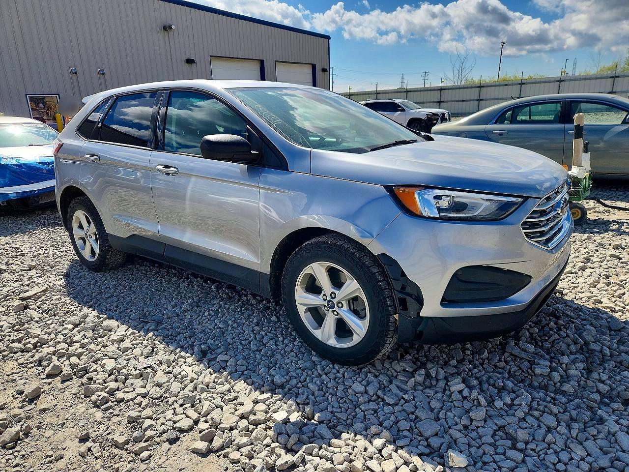 2021 Ford Edge Se Silver vin: 2FMPK4G91MBA22870