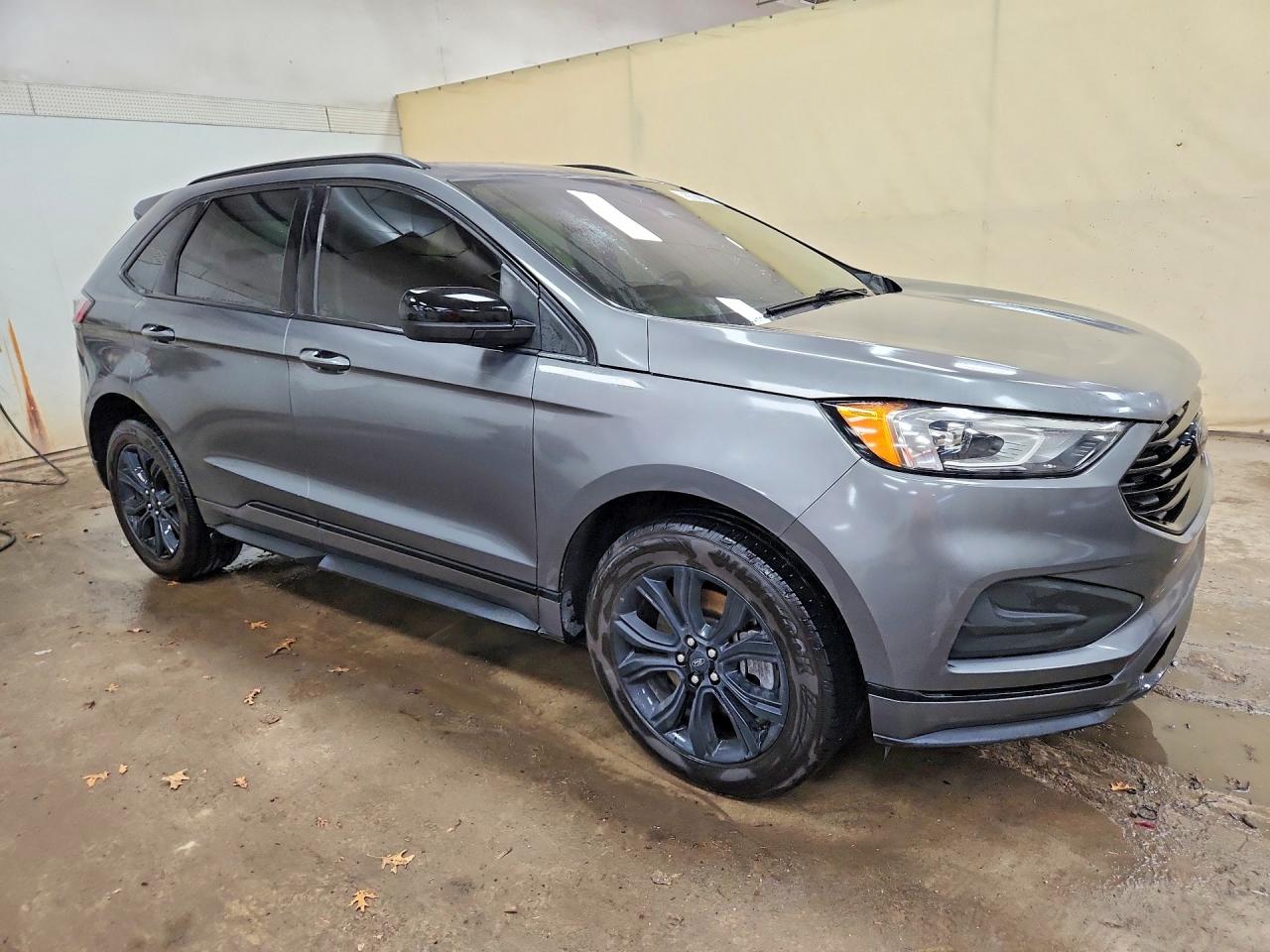 2022 Ford Edge Se Gray vin: 2FMPK4G91NBA63873