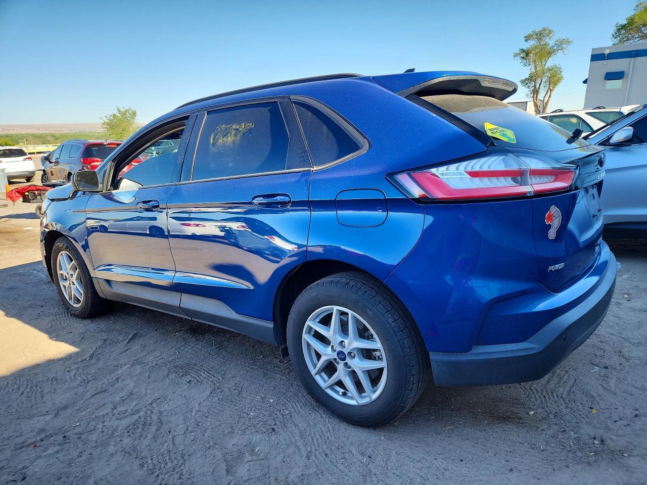 2022 Ford Edge Se Blue vin: 2FMPK4G92NBA43129