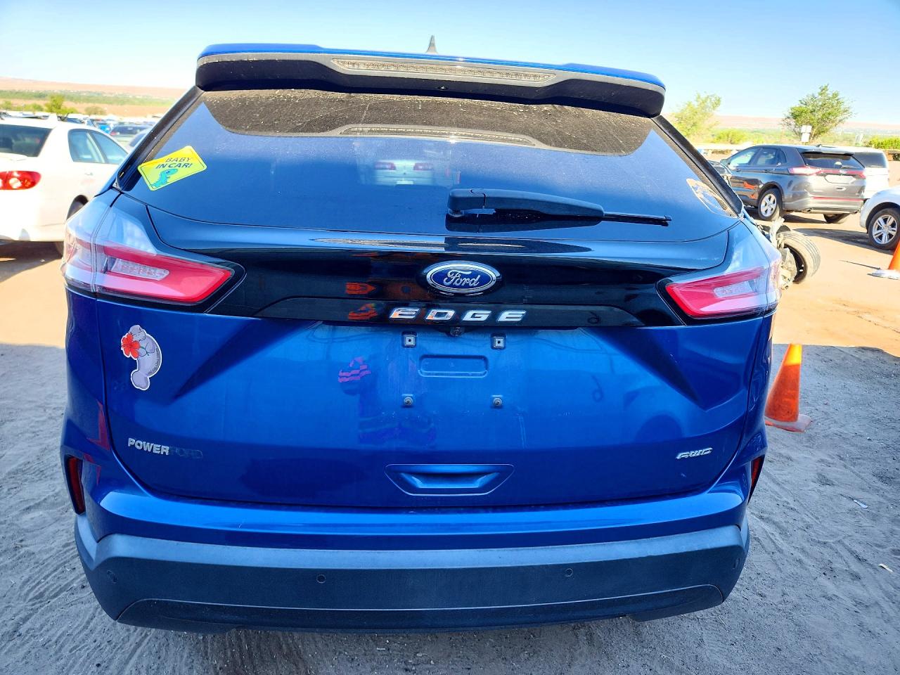 2022 Ford Edge Se Blue vin: 2FMPK4G92NBA43129