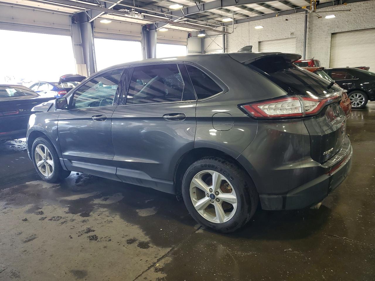 2016 Ford Edge Se Gray vin: 2FMPK4G93GBB26653