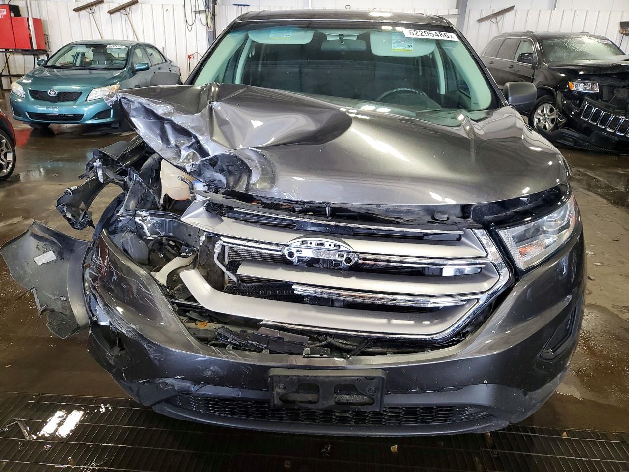 2016 Ford Edge Se Gray vin: 2FMPK4G93GBB26653