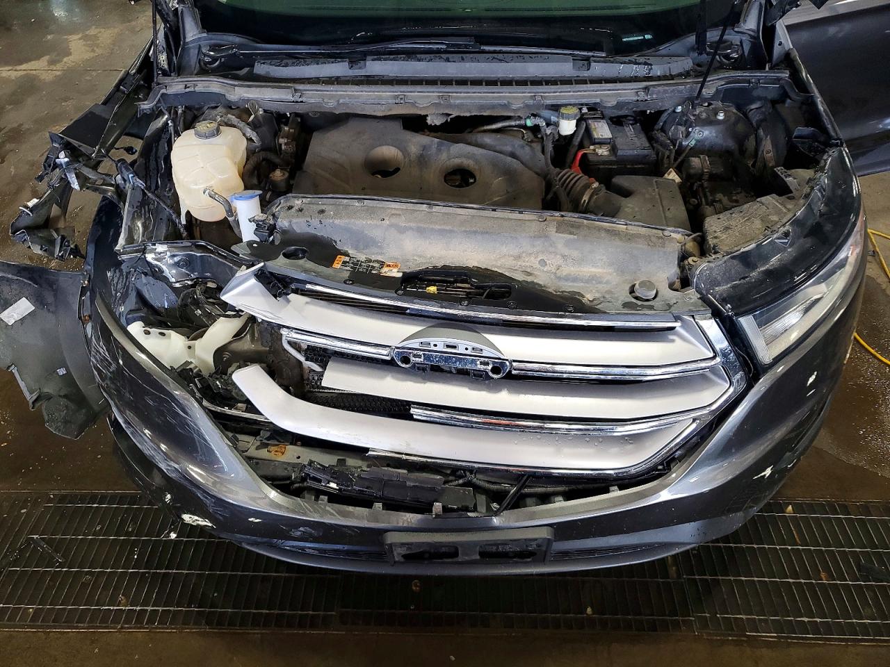 2016 Ford Edge Se Gray vin: 2FMPK4G93GBB26653