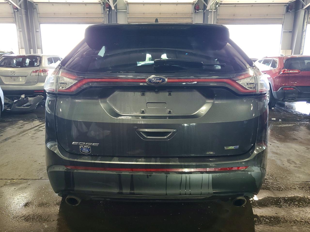 2016 Ford Edge Se Gray vin: 2FMPK4G93GBB26653