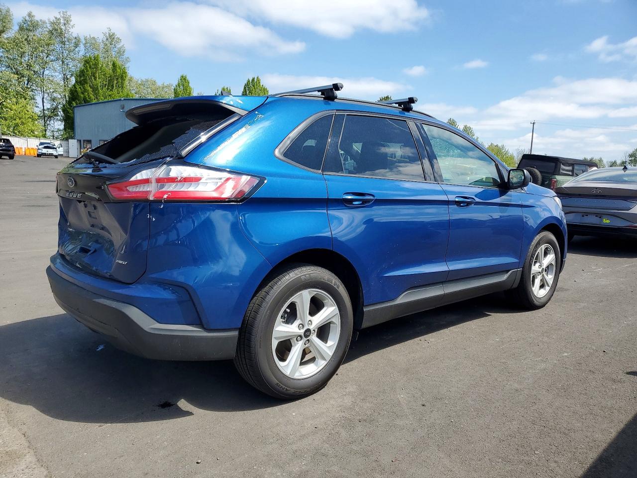 2023 Ford Edge Se Blue vin: 2FMPK4G94PBA15674