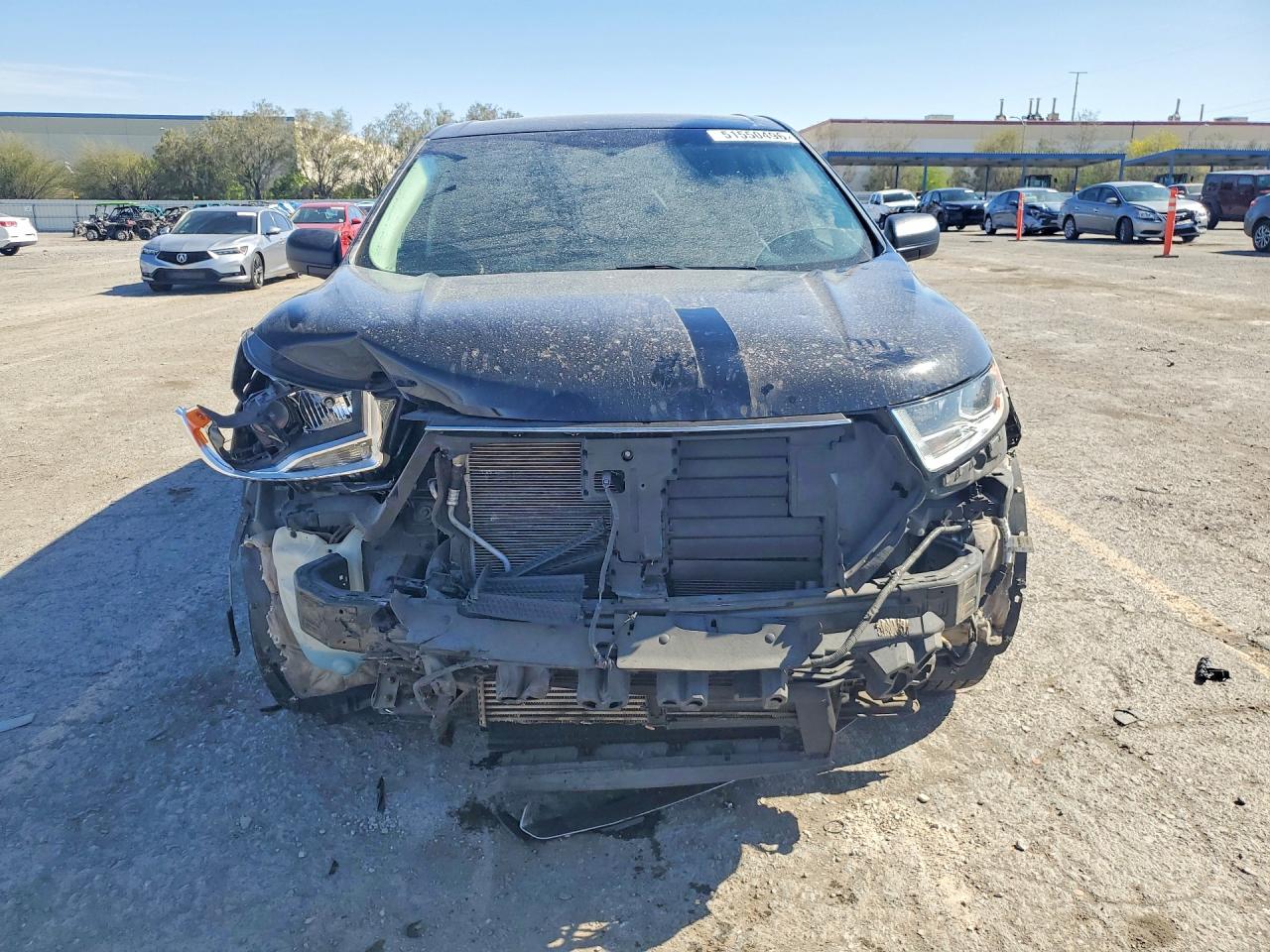 2016 Ford Edge Se Black vin: 2FMPK4G95GBB61419