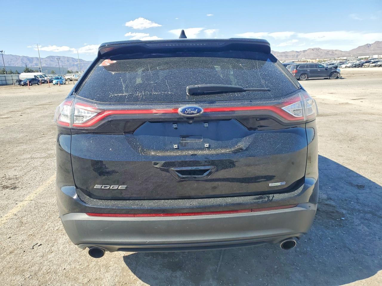 2016 Ford Edge Se Black vin: 2FMPK4G95GBB61419