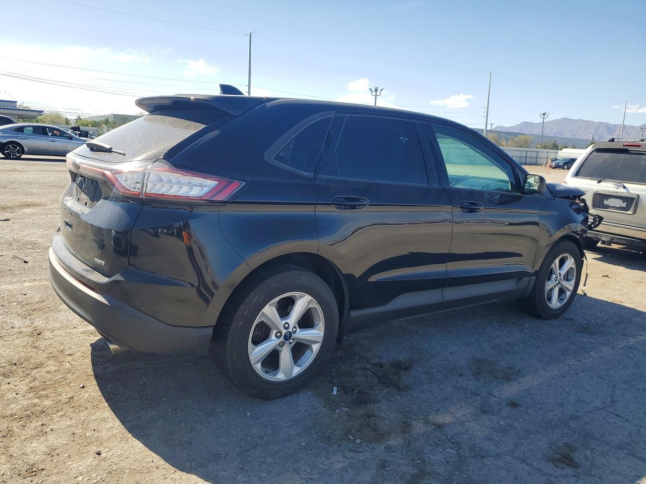 2016 Ford Edge Se Black vin: 2FMPK4G95GBB61419