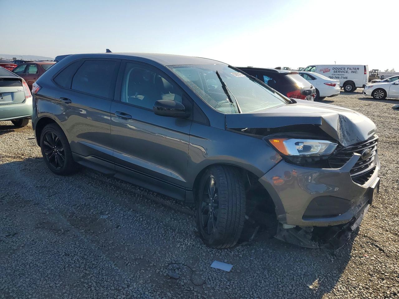 2022 Ford Edge Se Silver vin: 2FMPK4G95NBA40323