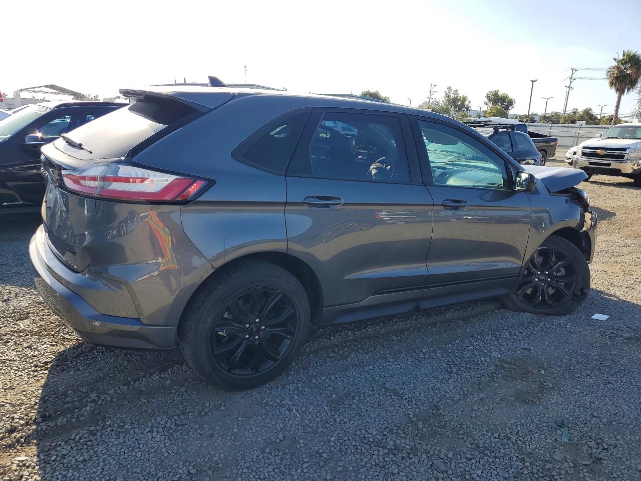 2022 Ford Edge Se Silver vin: 2FMPK4G95NBA40323