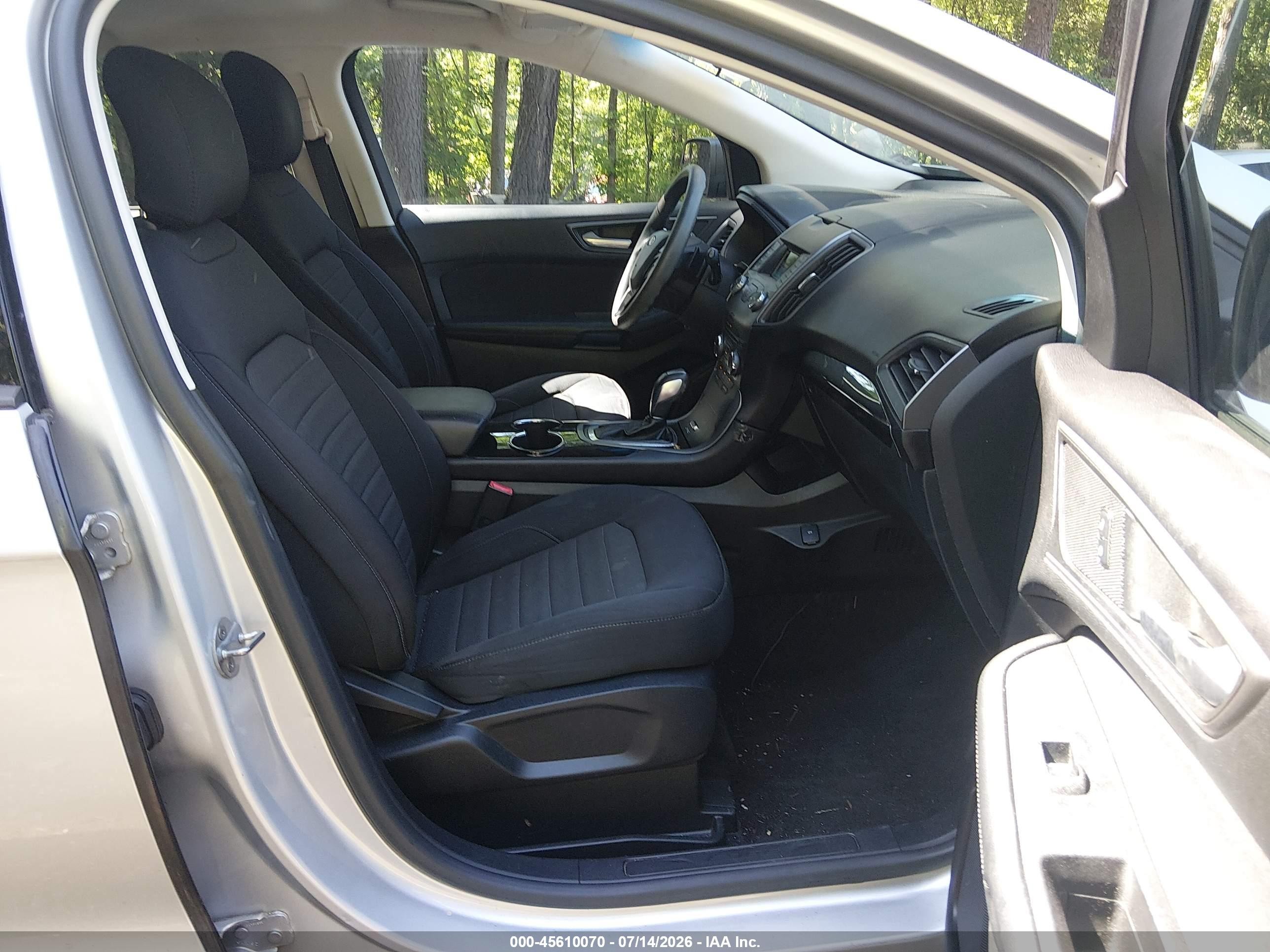 2015 Ford Edge Se Silver vin: 2FMPK4G96FBC08732
