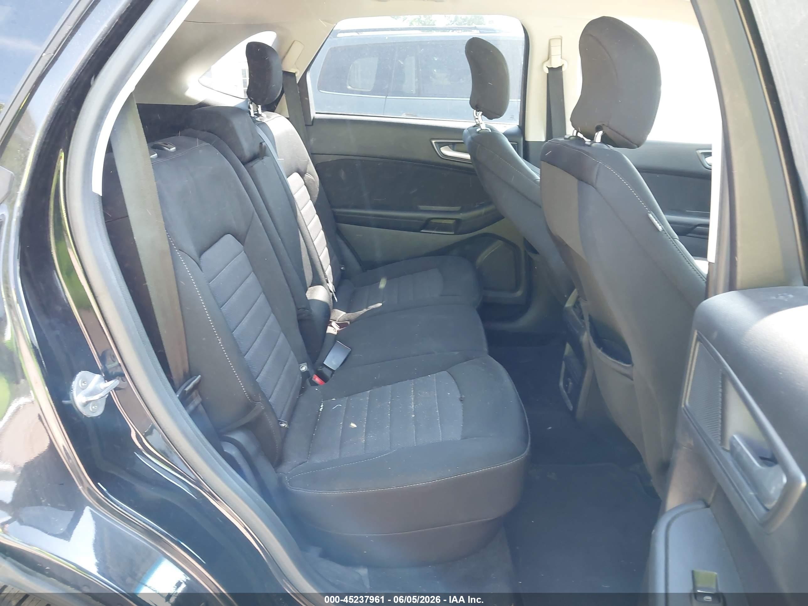 2018 Ford Edge Se Black vin: 2FMPK4G96JBB49626