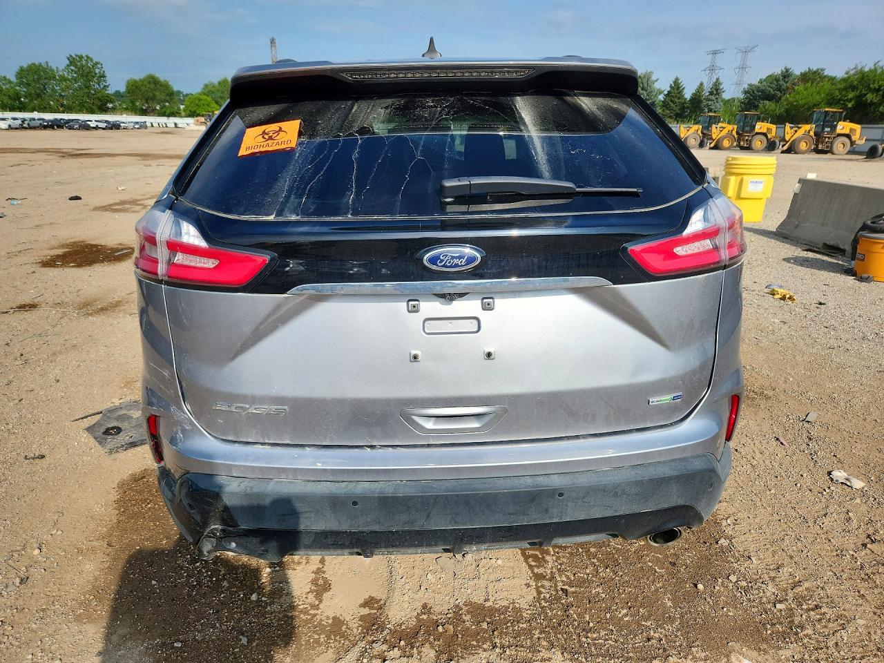 2020 Ford Edge Se Silver vin: 2FMPK4G97LBB42932
