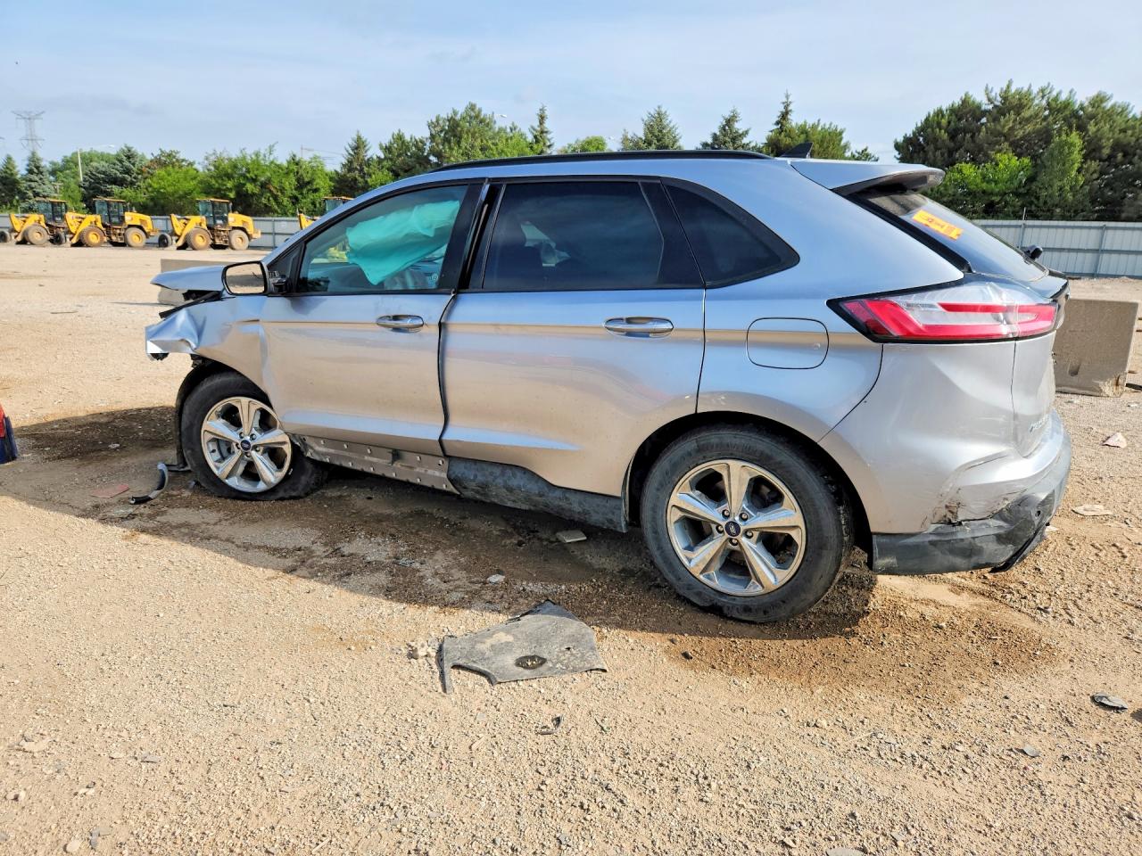 2020 Ford Edge Se Silver vin: 2FMPK4G97LBB42932