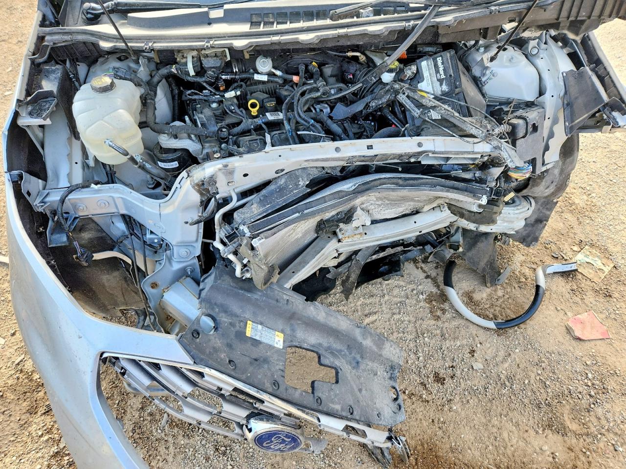 2020 Ford Edge Se Silver vin: 2FMPK4G97LBB42932